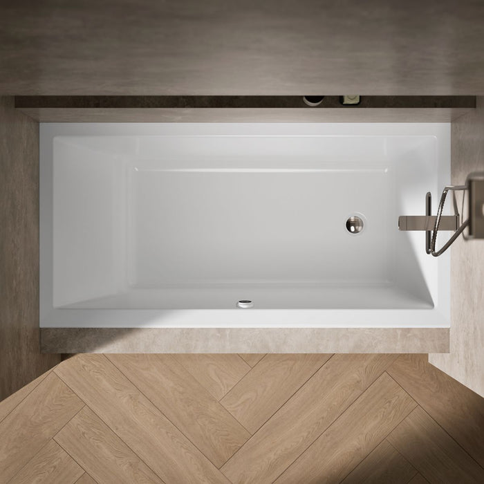 KOHLER K-1121-RW Underscore 60" x 30" alcove bath with Bask heated surface, right drain