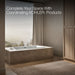 KOHLER K-1121-W1 Underscore 60" x 30" drop-in bath with Bask heated surface, ice grey - view 3
