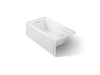 KOHLER K-1122-LA Archer 60" x 32" alcove whirlpool bath, left drain