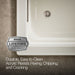 KOHLER K-1122-GH Archer 60" x 32" drop-in Heated BubbleMassage air bath, biscuit - view 5