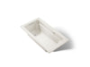 KOHLER Archer 60" x 32" drop-in Heated BubbleMassage air bath with Bask heated surface