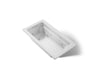 KOHLER K-1122-H Archer 60" x 32" drop-in whirlpool bath with heater, ice grey