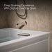 KOHLER Archer 60" x 32" alcove heated whirlpool bath, right drain