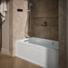 KOHLER K-1122-LAW Archer 60" x 32" alcove whirlpool bath with Bask heated surface, alcove left drain, white - view 3