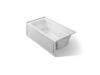 KOHLER Archer 60" x 32" alcove whirlpool bath right drain