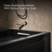 KOHLER K-1122-RAW Archer 60" x 32" alcove whirlpool bath with Bask heated surface, right drain, black black - view 4