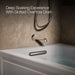 KOHLER K-1122-XGHLA Archer 60" x 32" alcove Heated BubbleMassage air bath and whirlpool, left drain, ice grey - view 4