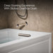 KOHLER K-1122-XGHRA Archer 60" x 32" alcove Heated BubbleMassage air bath and whirlpool, right drain, white - view 5