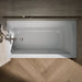 KOHLER Archer 60" x 32" alcove bath with Bask heated surface, left drain