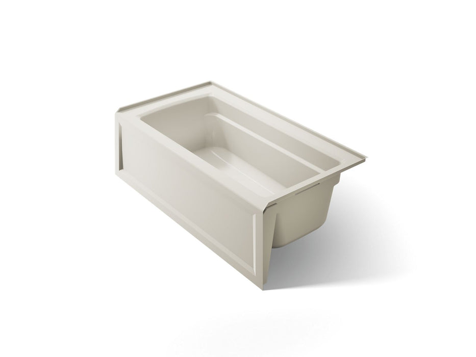 KOHLER Archer 60" x 32" alcove bath with Bask heated surface, right drain