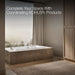 KOHLER K-1123-W1 Archer 60" x 32" drop-in bath with Bask heated surface, white - view 4