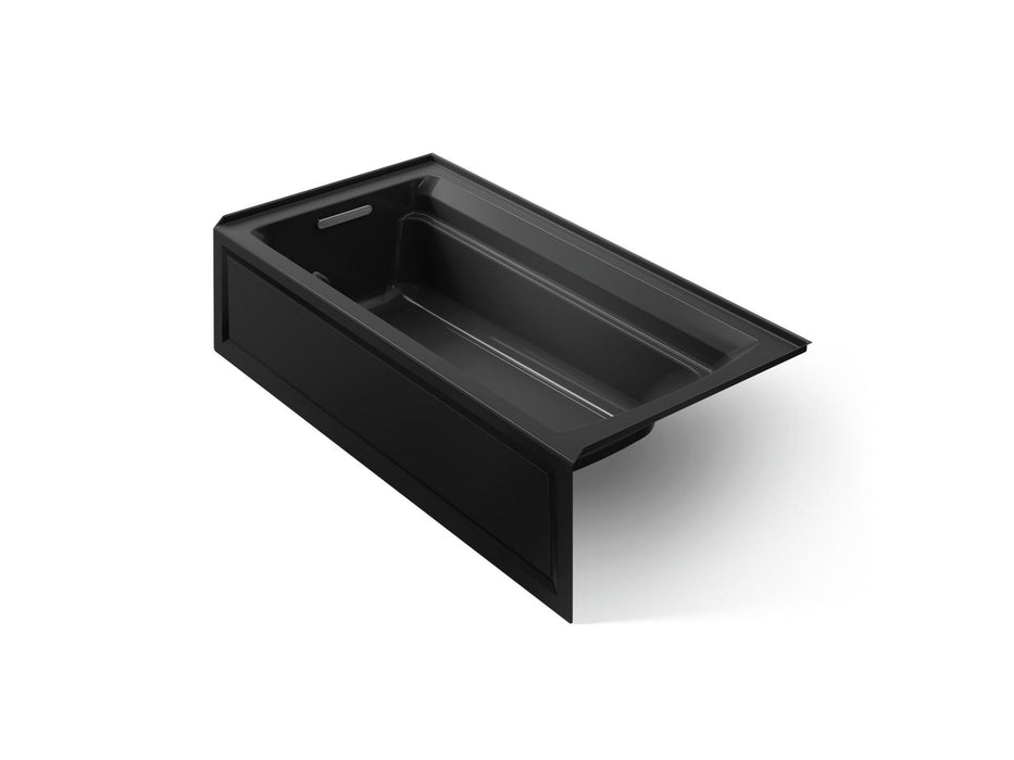 KOHLER Archer 72" x 36" alcove Heated BubbleMassage air bath, left drain