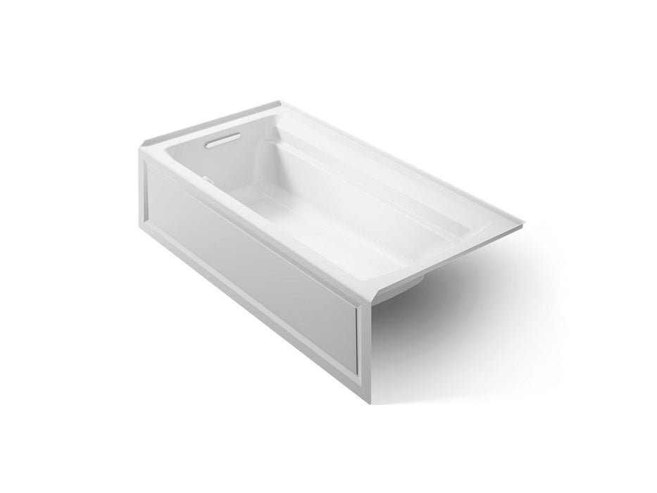 KOHLER Archer 72" x 36" alcove Heated BubbleMassage air bath, left drain