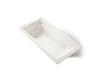 KOHLER Archer 72" x 36" drop-in heated whirlpool bath
