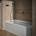 KOHLER Archer 72" x 36" alcove whirlpool bath with alcove, left drain