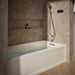 KOHLER K-1124-HR Archer 72" x 36" alcove whirlpool bath, right drain, biscuit - view 4