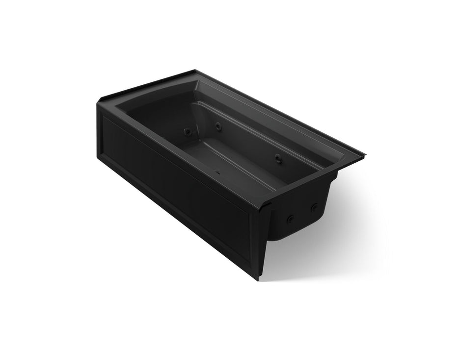 KOHLER Archer 72" x 36" alcove whirlpool bath, right drain