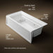 KOHLER Archer 72" x 36" alcove whirlpool bath, right drain