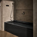 KOHLER Archer 72" x 36" alcove whirlpool bath with alcove, left drain