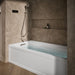 KOHLER Archer 72" x 36" alcove whirlpool bath with alcove, left drain