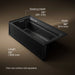 KOHLER K-1124-LAW Archer 72" x 36" alcove whirlpool bath with Bask heated surface, left drain, black black - view 5