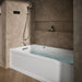 KOHLER K-1124-LAW Archer 72" x 36" alcove whirlpool bath with Bask heated surface, left drain, white - view 3