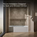 KOHLER Archer 72" x 36" alcove whirlpool bath, right drain
