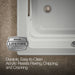 KOHLER Archer 72" x 36" drop-in whirlpool bath with Bask heated surface