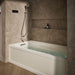 KOHLER K-1124-XGHLA Archer 72" x 36" alcove Heated BubbleMassage air bath and whirlpool, left drain, biscuit - view 3