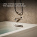 KOHLER K-1124-XGHRA Archer 72" x 36" alcove Heated BubbleMassage air bath and whirlpool, right drain, biscuit - view 4