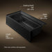 KOHLER K-1124-XGHRA Archer 72" x 36" alcove Heated BubbleMassage air bath and whirlpool, right drain, black black - view 5