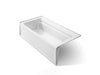 KOHLER K-1125-LA Archer 72" x 36" alcove bath, left drain