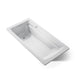 KOHLER Archer 72" x 36" drop-in bath with Bask heated surface
