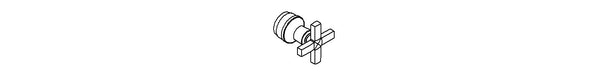 KOHLER K-1126780-CP Assembly, Handle, Cross