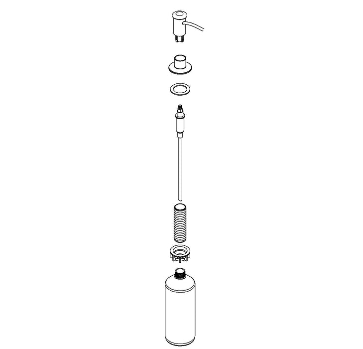 KOHLER K-1128147-BN Assembly-Soap/Lotion Dispenser