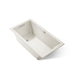 KOHLER Underscore 60" x 32" drop-in bath with Bask heated surface