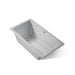 KOHLER Underscore 60" x 32" drop-in bath with Bask heated surface