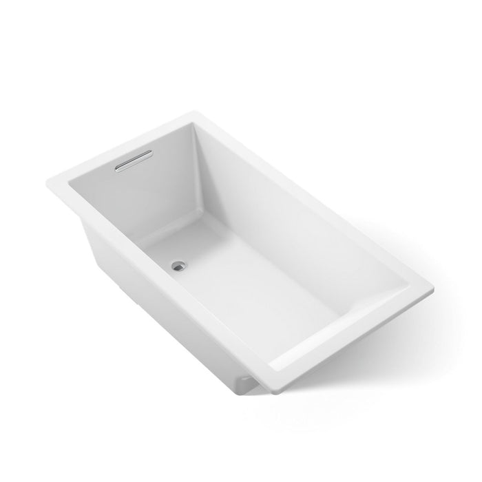 KOHLER K-1136 Underscore 66" x 36" drop-in bath, white - view 5
