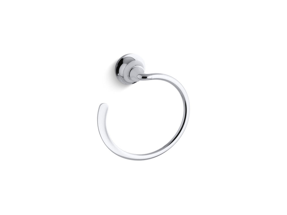 KOHLER K-11377 Forté Towel ring, polished chrome