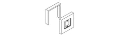 KOHLER K-1139054-CP Escutcheon Assembly (Non-Diverter)