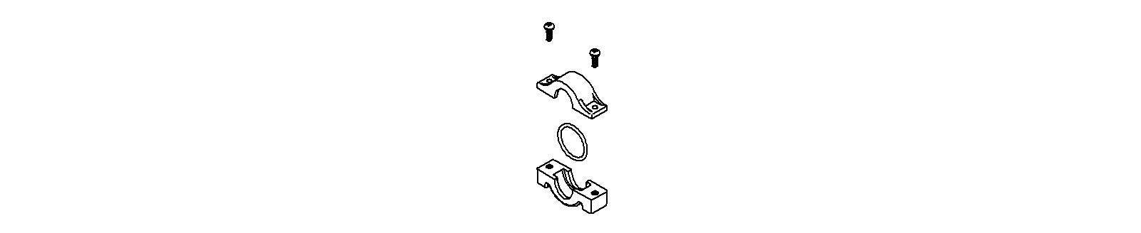 KOHLER K-1145553 Spr Saddle Clamp Kit