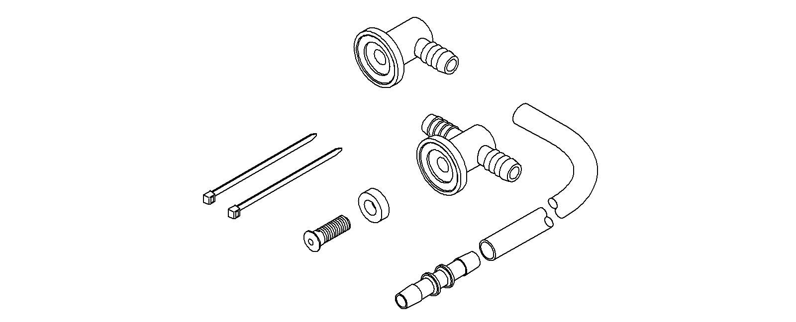 KOHLER K-1146802-BN Kit, Brass Airjet Service Assy