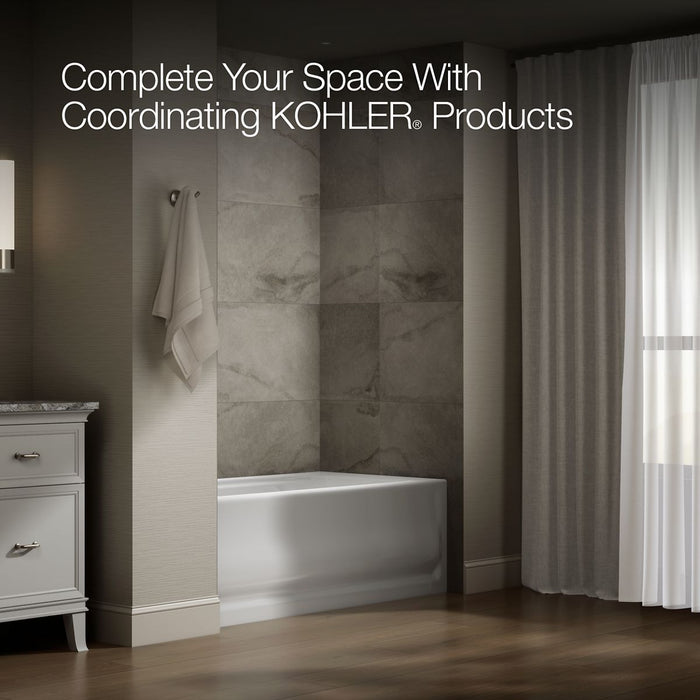 KOHLER Bancroft 60" x 32" alcove bath, left drain