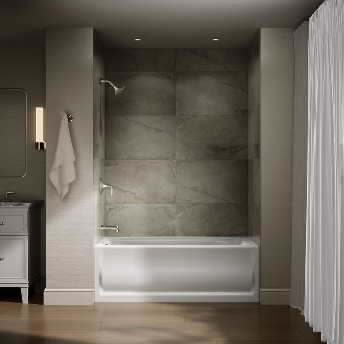KOHLER Bancroft 60" x 32" alcove bath, left drain