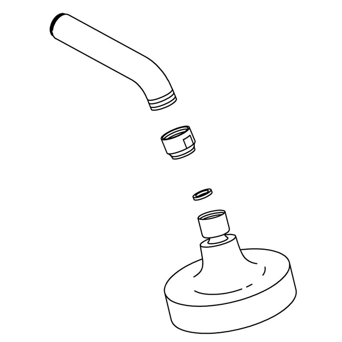 KOHLER K-1152949-CP Showerhead And Arm Kit, S.F.