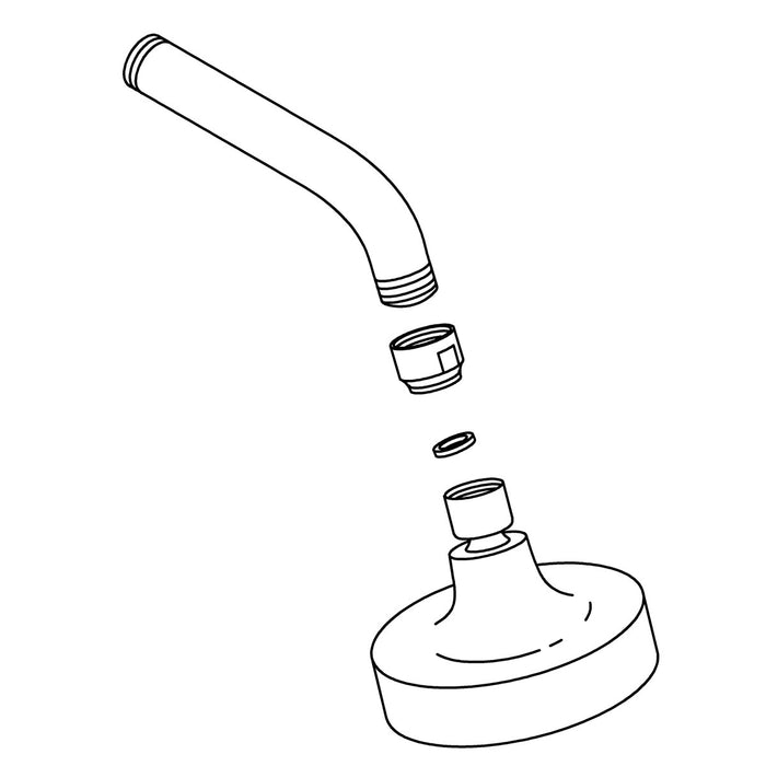 KOHLER K-1152951-CP Showerhead And Arm Kit, S.F.