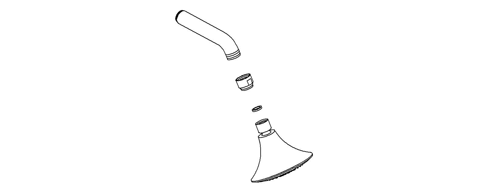 KOHLER K-1152954-BN Showerhead And Arm Kit, S.F.