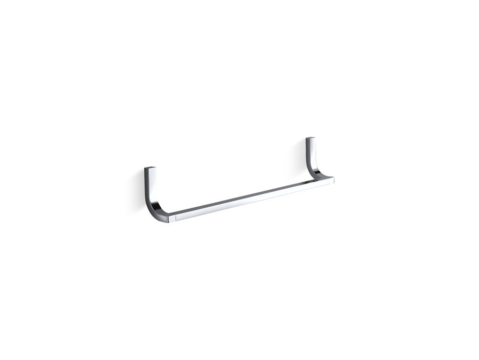 KOHLER K-11580 Loure 18" towel bar, polished chrome