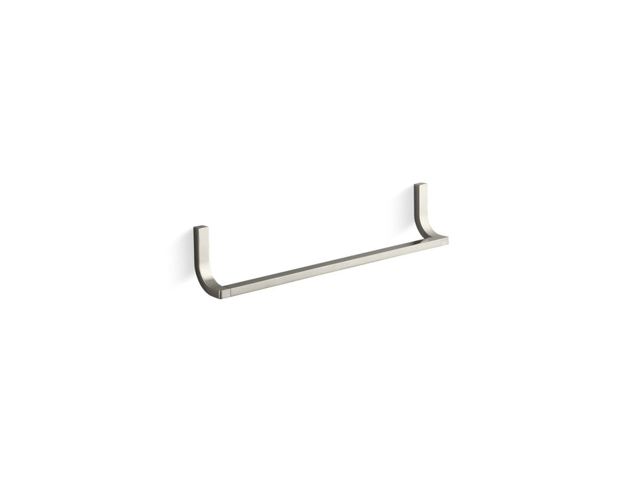 KOHLER K-11580 Loure 18" towel bar, vibrant brushed nickel