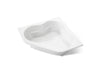 KOHLER K-1161 Tercet 60" x 60" Corner Bath, white